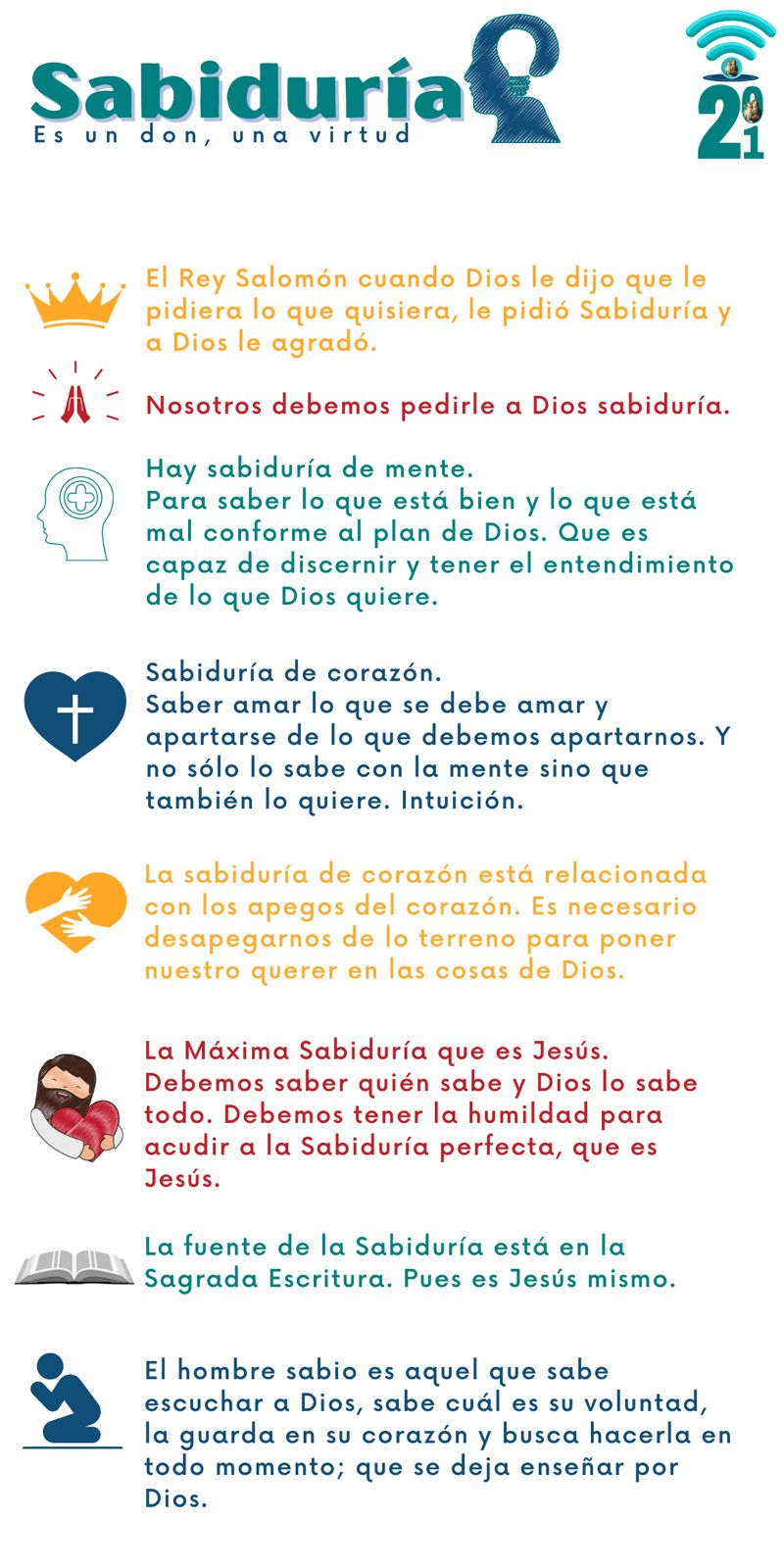 Sabiduría es un don, una virtud