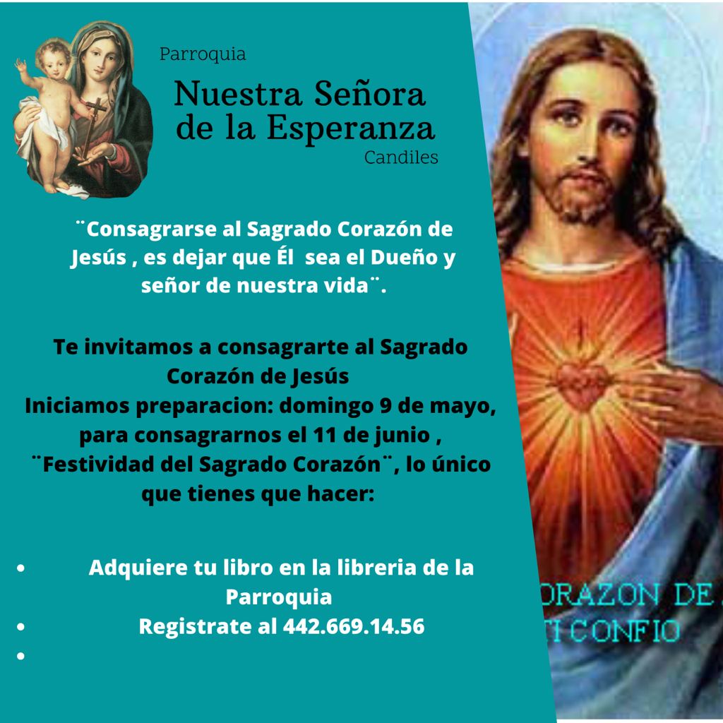 Consagración al Sagrado Corazón de Jesús 