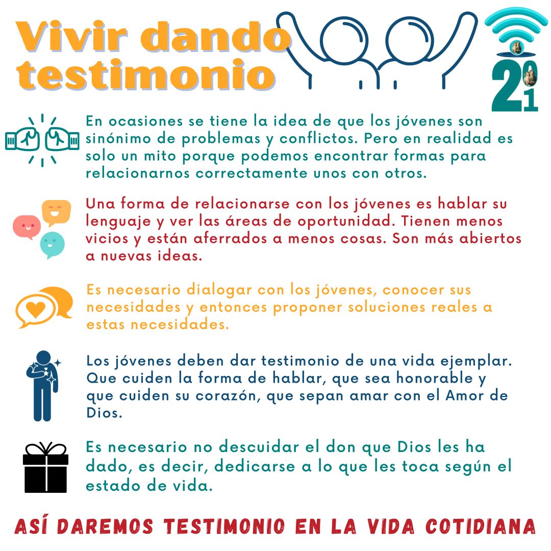 Vivir dando testimonio