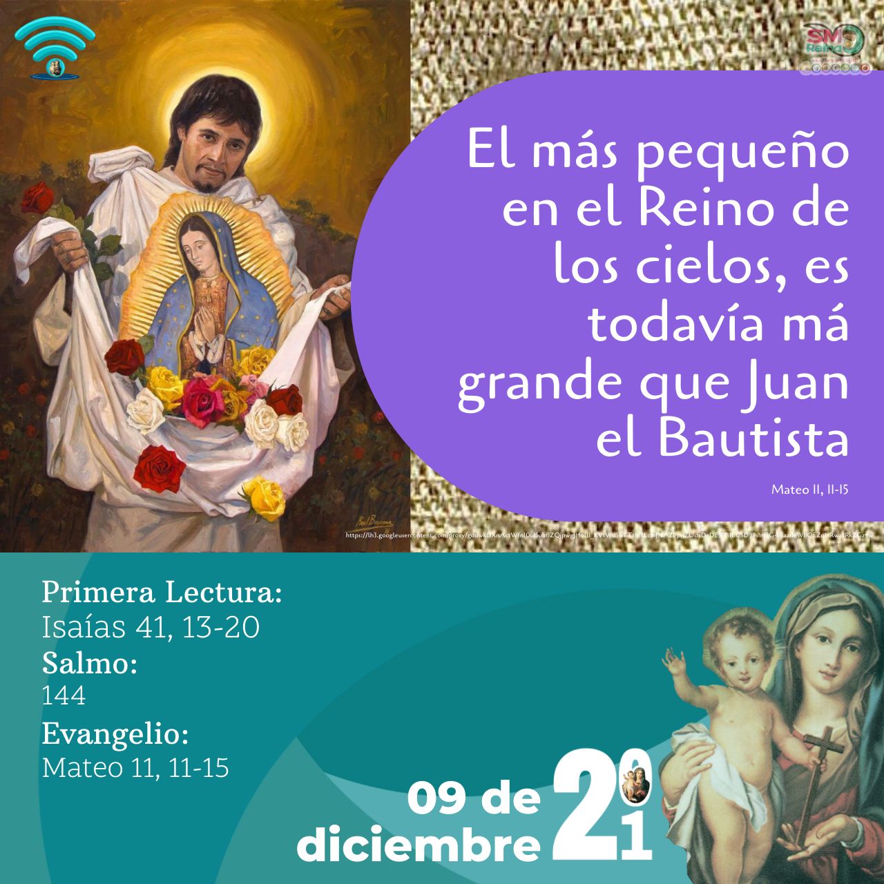 El más pequeño en el Reino de los cielos, es todavía más grande que Juan el Bautista