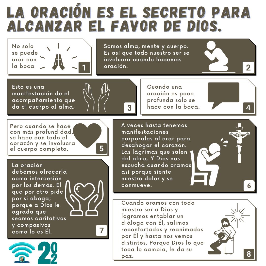 La oración es el secreto para alcanzar el favor de Dios
